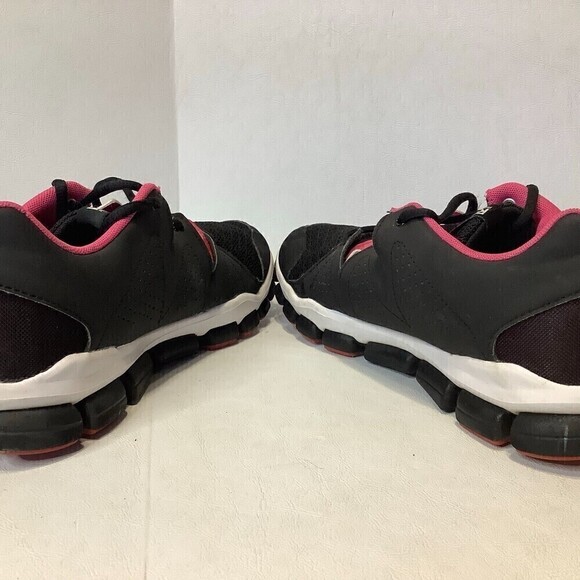 Women's Reebok Realflex Running Shoes Size 9 #1083125997 Pink/Black/White - Picture 5 of 12